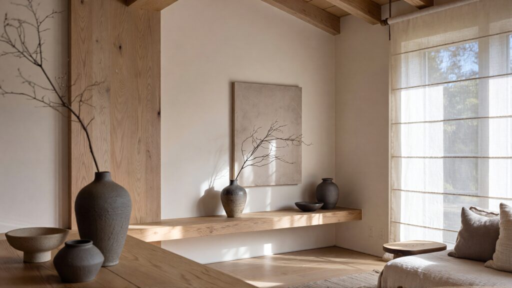 minimalist home decor calm lifestyle