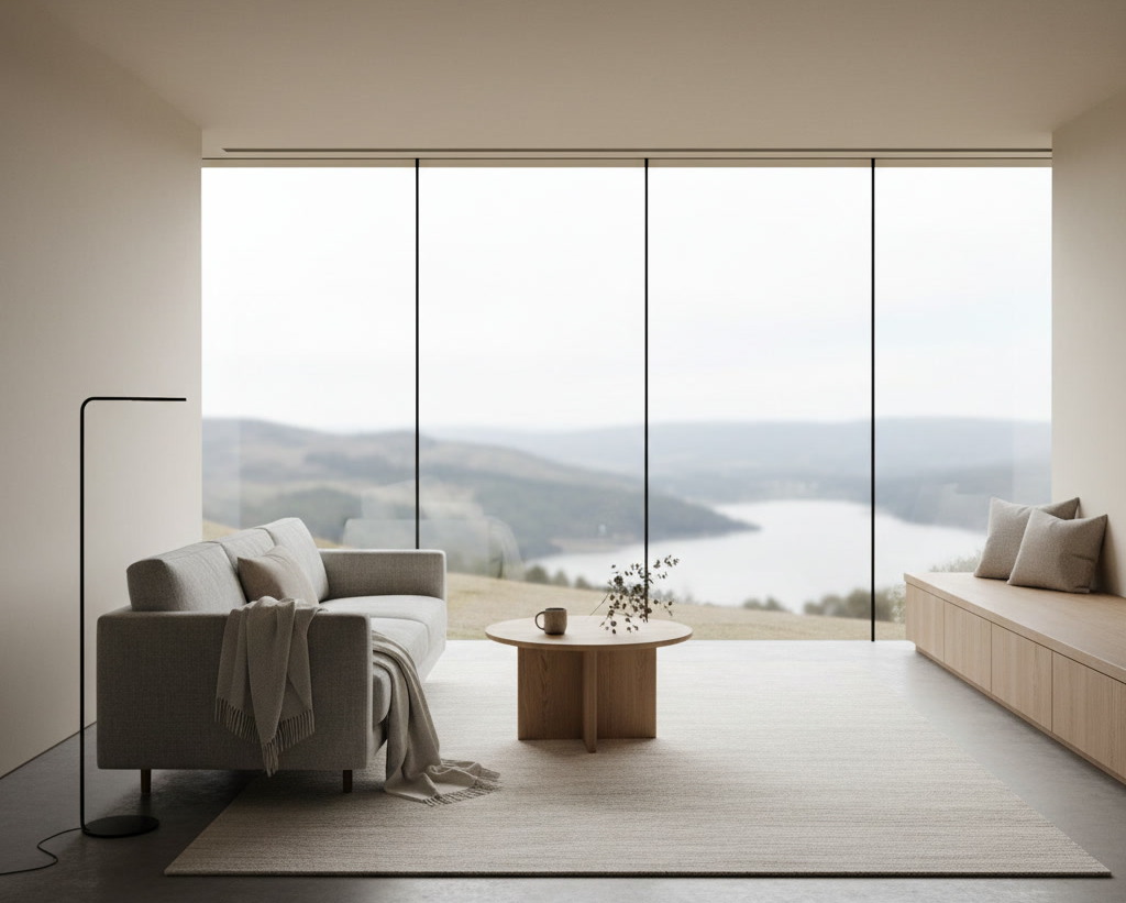 natural light minimalist interior