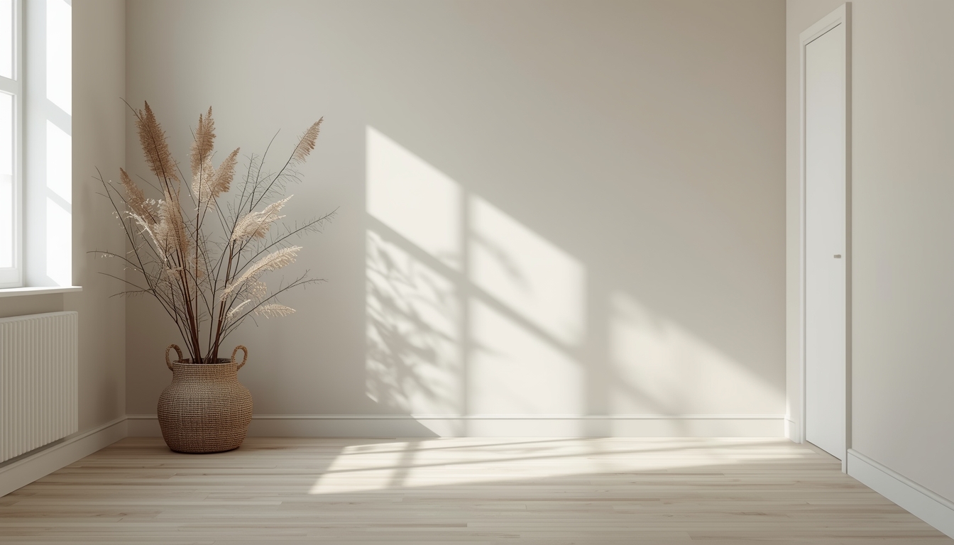 neutral color palette minimalist home