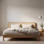 Minimalist bedroom design for restful sleep with neutral colors and natural light