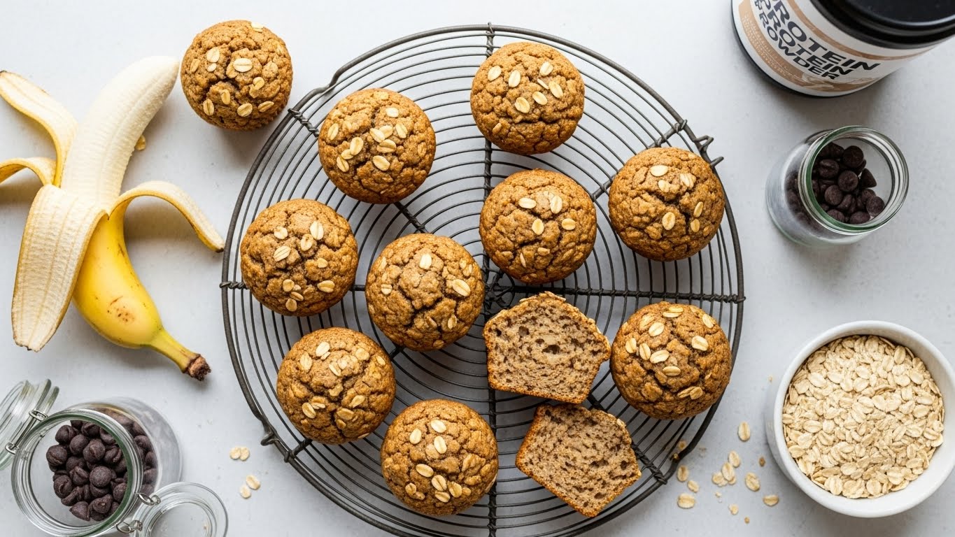 Banana Protein Muffins