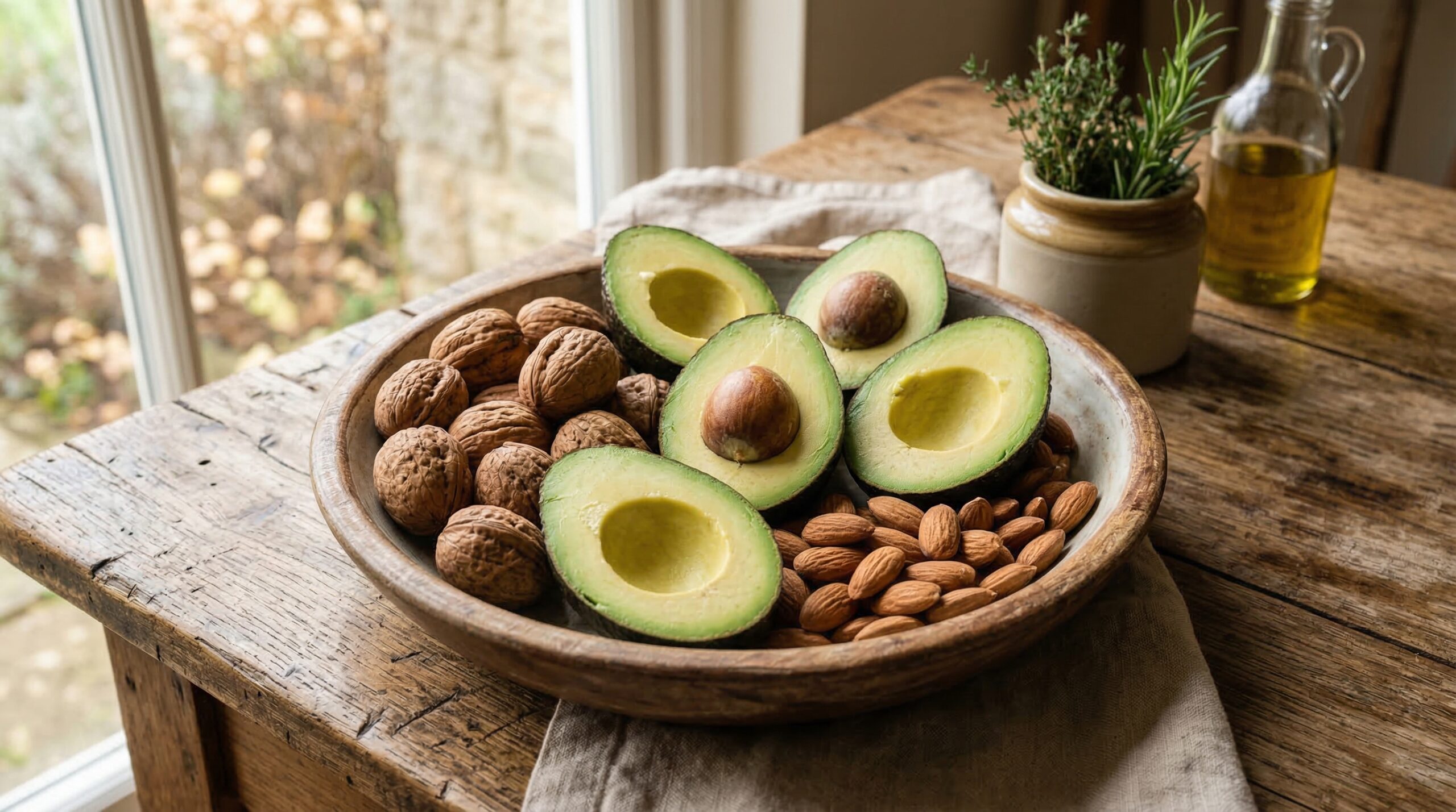 Avocados and nuts