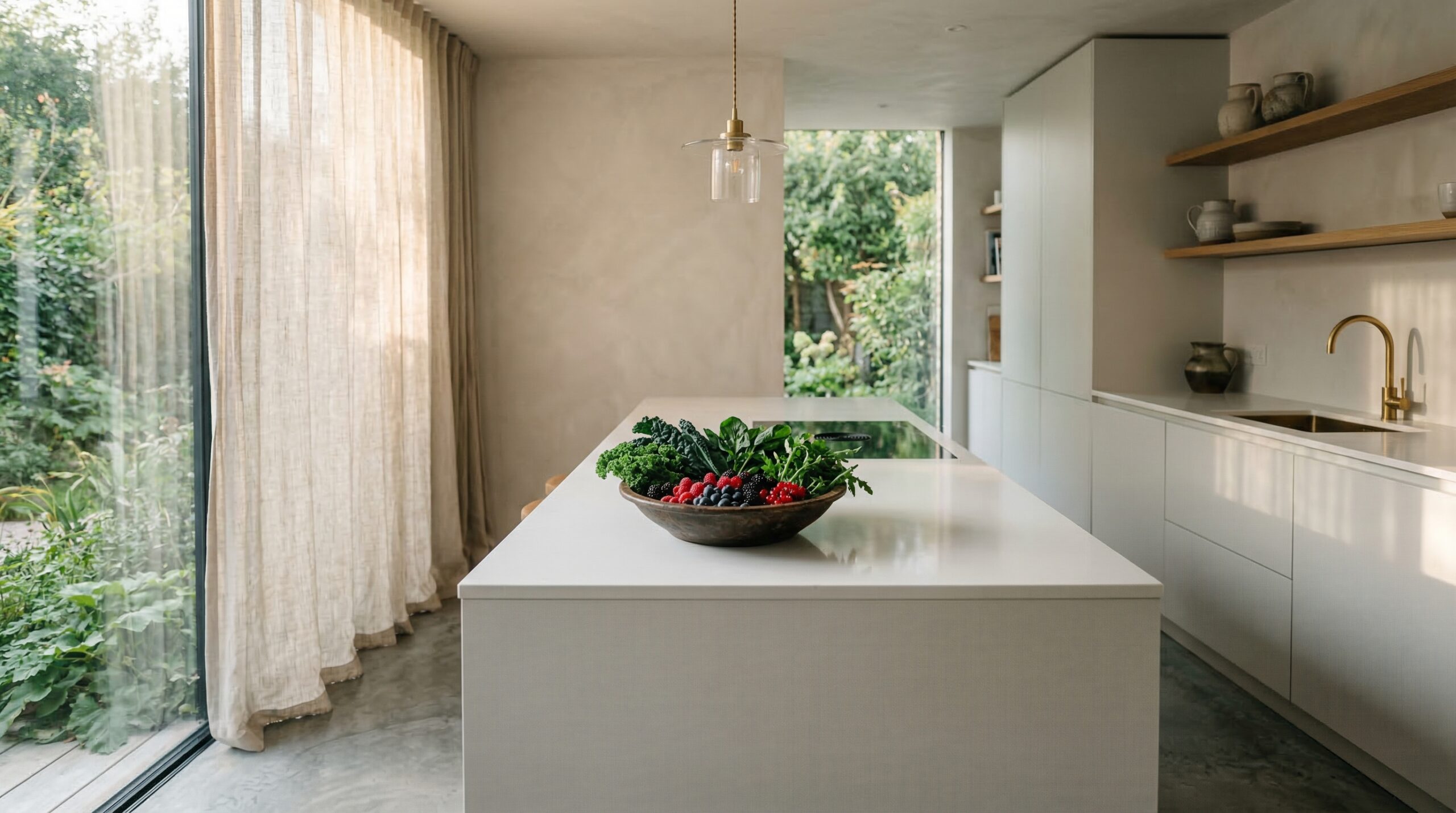 Anti-inflammatory lifestyle with whole foods and cellular vitality concept