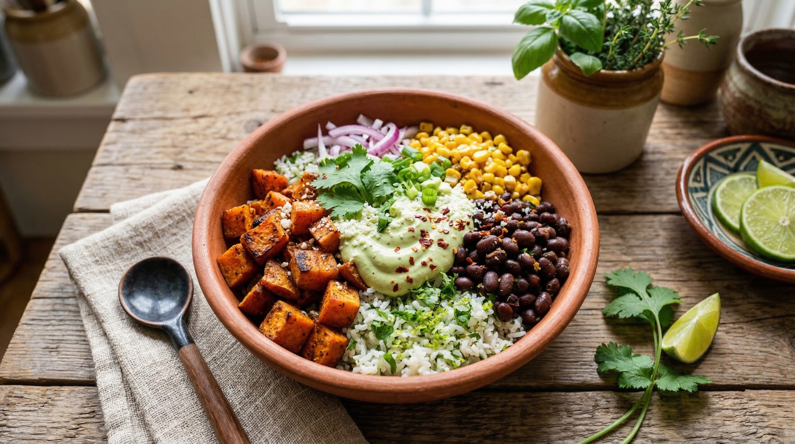 Sweet Potato Black Bean Bowls