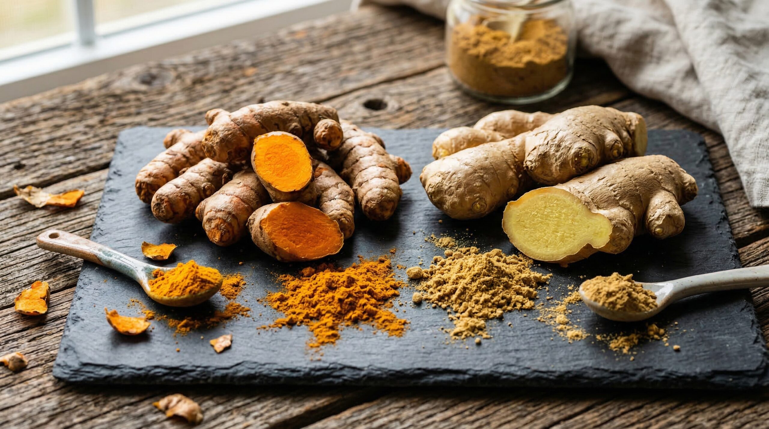 Turmeric and ginger